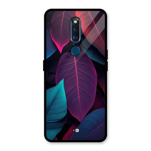 Wow Leaves Glass Back Case for Oppo F11 Pro