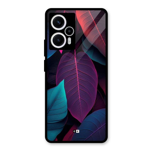 Wow Leaves Glass Back Case for Poco F5