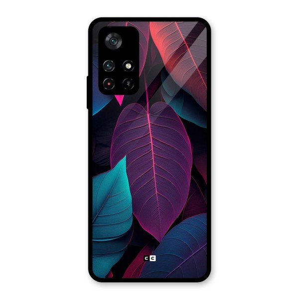 Wow Leaves Glass Back Case for Poco M4 Pro 5G