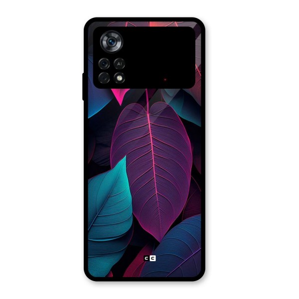 Wow Leaves Glass Back Case for Poco X4 Pro 5G