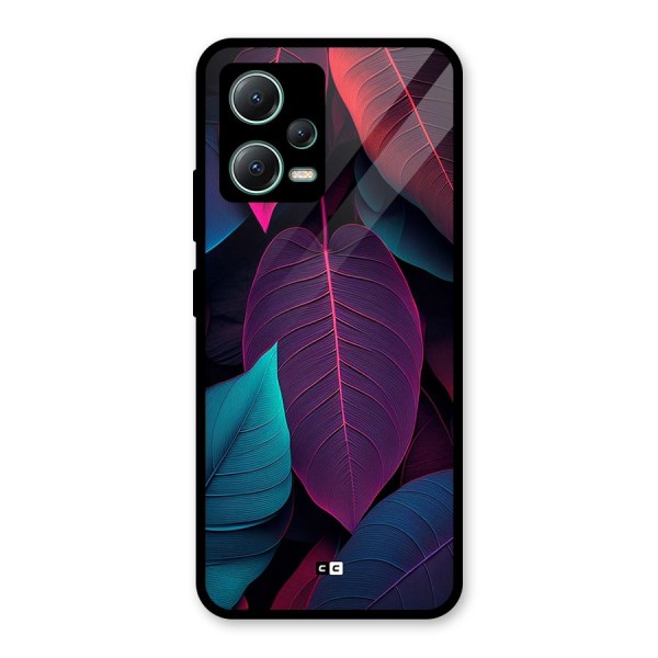 Wow Leaves Glass Back Case for Poco X5