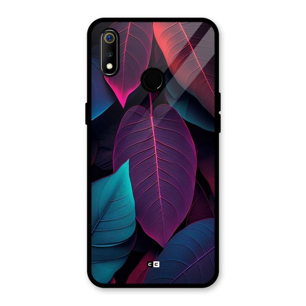 Wow Leaves Glass Back Case for Realme 3