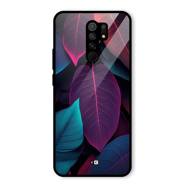 Wow Leaves Glass Back Case for Redmi 9 Prime