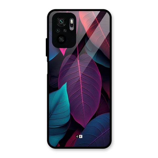 Wow Leaves Glass Back Case for Redmi Note 10