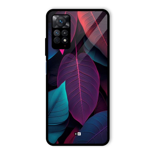 Wow Leaves Glass Back Case for Redmi Note 11 Pro