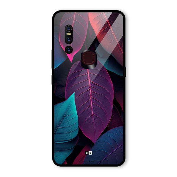 Wow Leaves Glass Back Case for Vivo V15