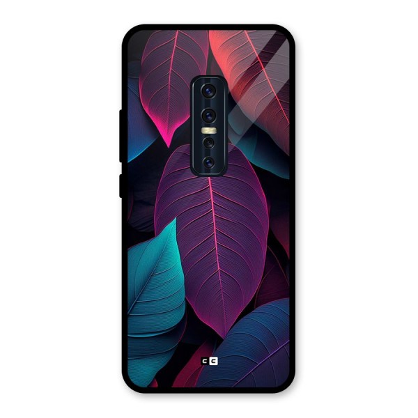 Wow Leaves Glass Back Case for Vivo V17 Pro