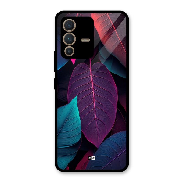 Wow Leaves Glass Back Case for Vivo V23 5G