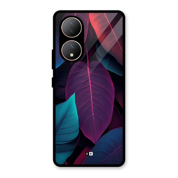 Wow Leaves Glass Back Case for Vivo Y100A