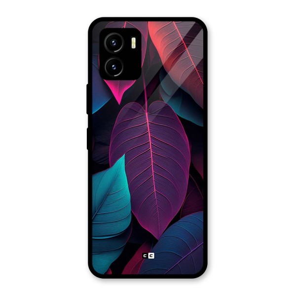 Wow Leaves Glass Back Case for Vivo Y15s