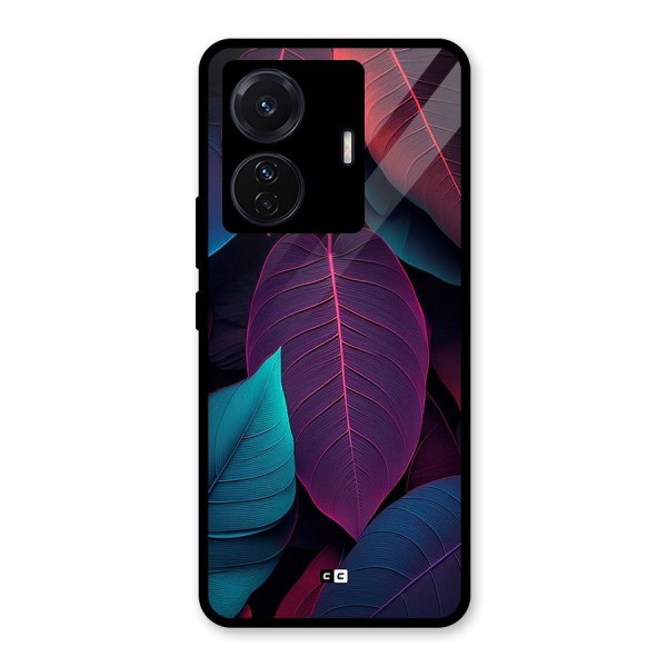 Wow Leaves Glass Back Case for Vivo iQOO Z6 Pro