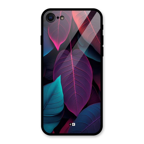 Wow Leaves Glass Back Case for iPhone 8