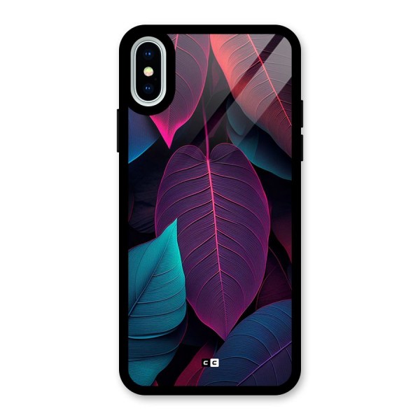 Wow Leaves Glass Back Case for iPhone XS