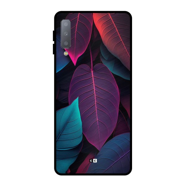 Wow Leaves Metal Back Case for Galaxy A7 (2018)