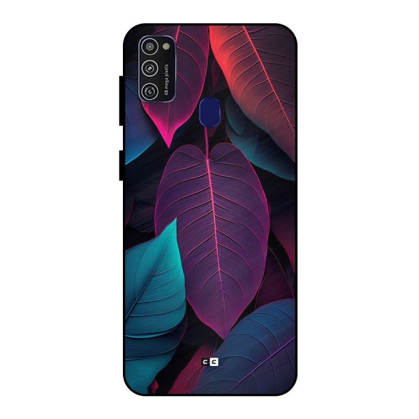Wow Leaves Metal Back Case for Galaxy M21