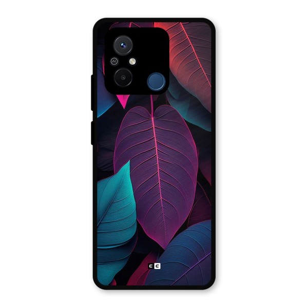 Wow Leaves Metal Back Case for Poco C55