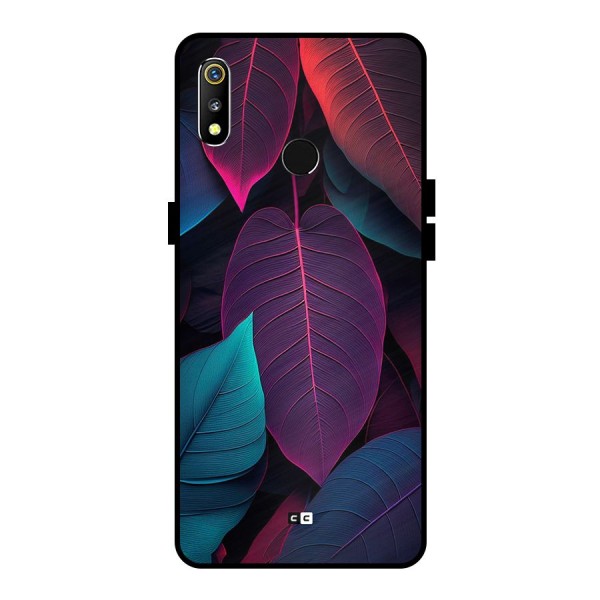 Wow Leaves Metal Back Case for Realme 3