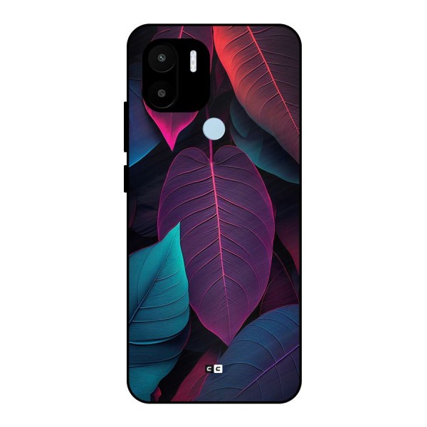 Wow Leaves Metal Back Case for Redmi A1 Plus