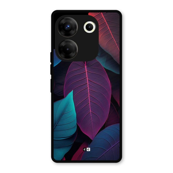 Wow Leaves Metal Back Case for Tecno Camon 20 Pro