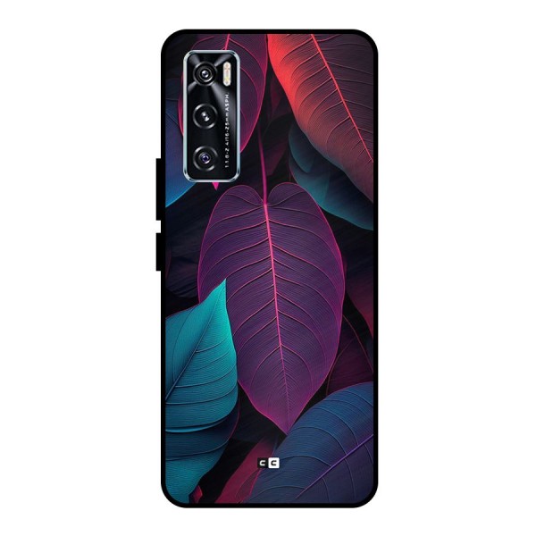 Wow Leaves Metal Back Case for Vivo V20 SE