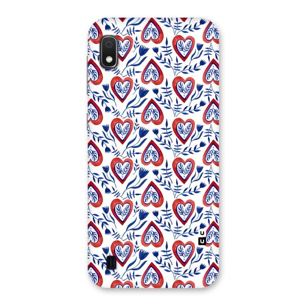 Wrapping Hearts Pattern Back Case for Galaxy A10