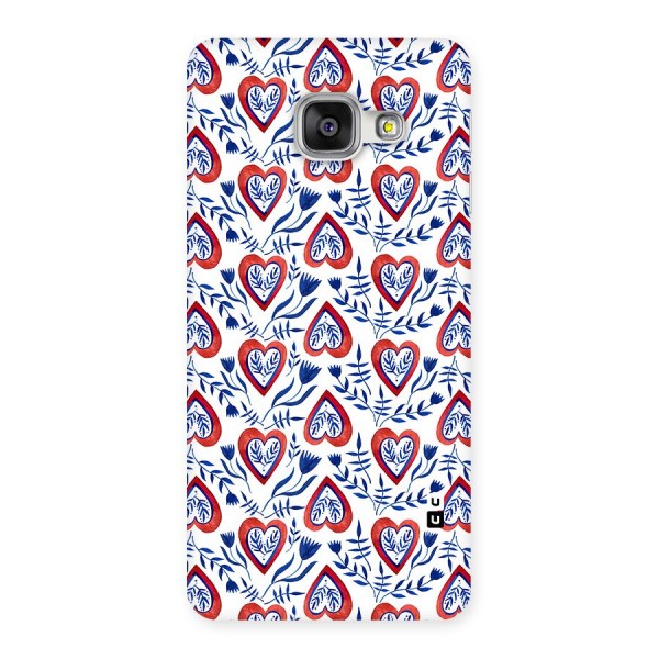 Wrapping Hearts Pattern Back Case for Galaxy A3 2016