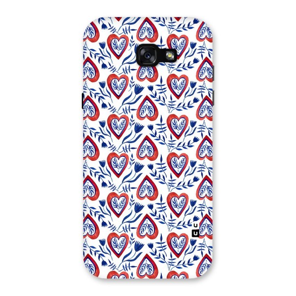 Wrapping Hearts Pattern Back Case for Galaxy A7 (2017)