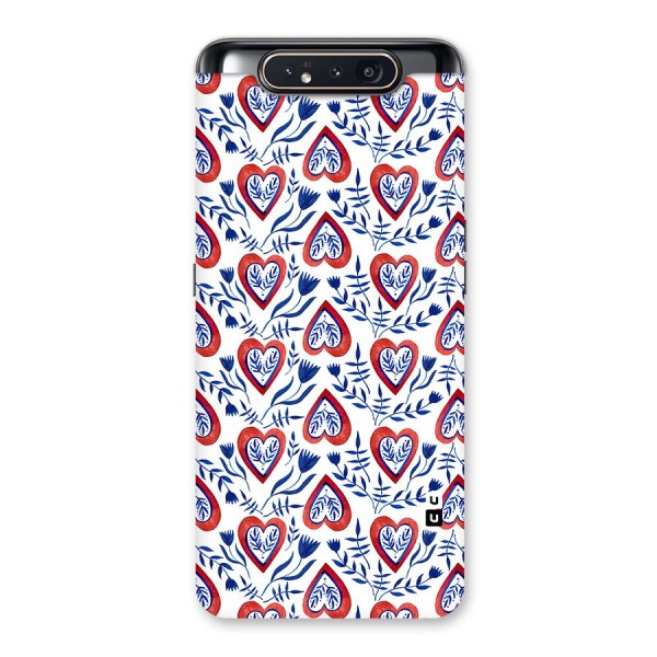 Wrapping Hearts Pattern Back Case for Galaxy A80