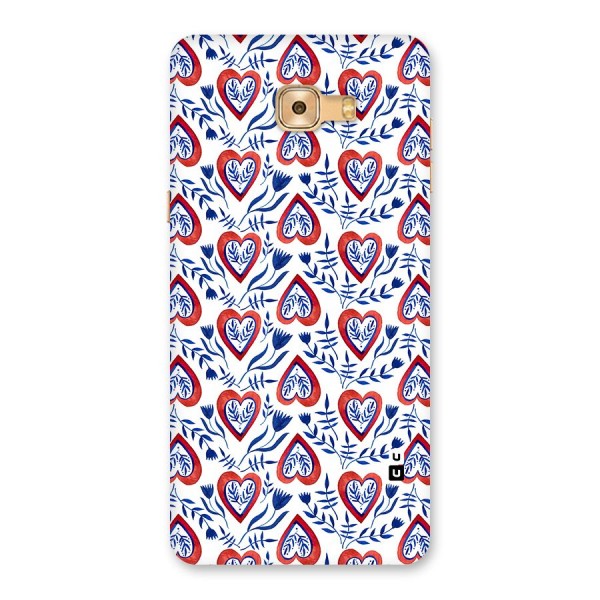 Wrapping Hearts Pattern Back Case for Galaxy C9 Pro