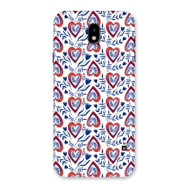 Wrapping Hearts Pattern Back Case for Galaxy J7 Pro