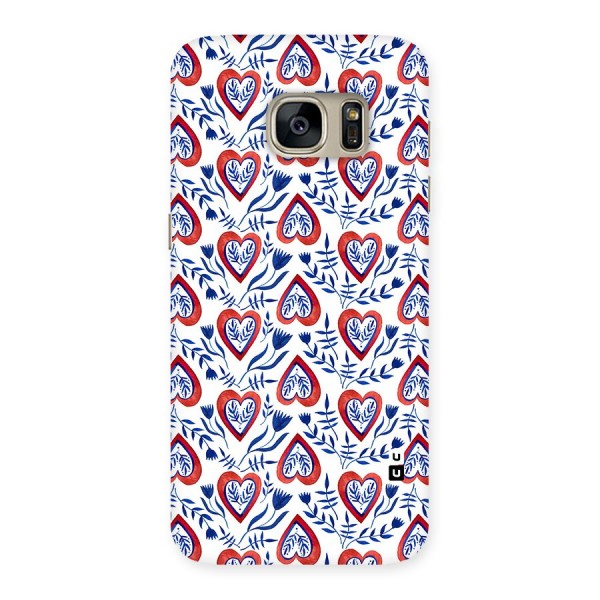 Wrapping Hearts Pattern Back Case for Galaxy S7