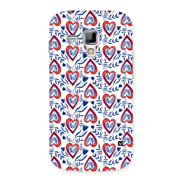 Wrapping Hearts Pattern Back Case for Galaxy S Duos