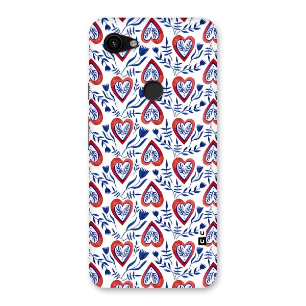 Wrapping Hearts Pattern Back Case for Google Pixel 3a XL