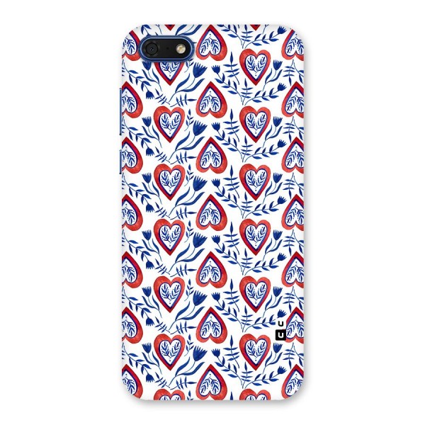 Wrapping Hearts Pattern Back Case for Honor 7s