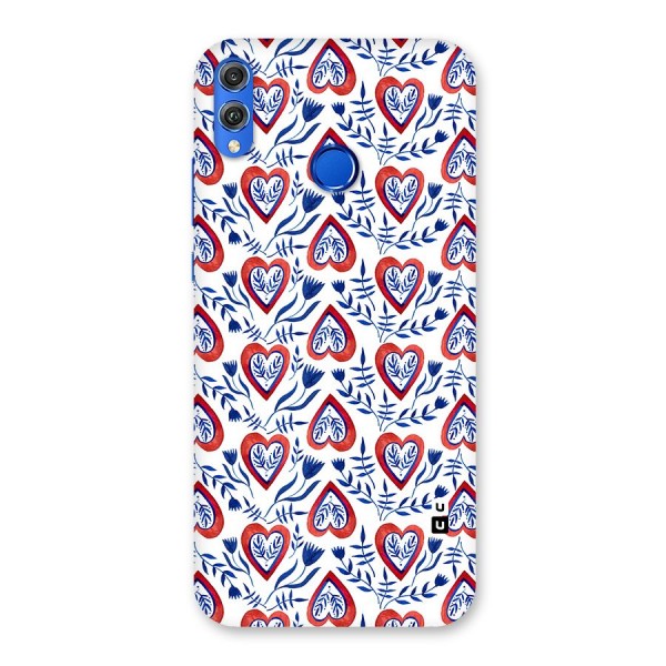 Wrapping Hearts Pattern Back Case for Honor 8X