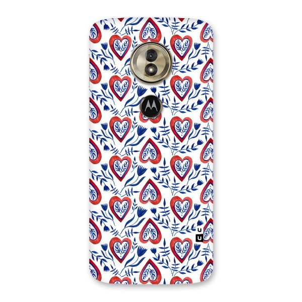 Wrapping Hearts Pattern Back Case for Moto G6 Play