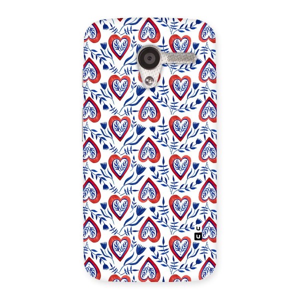 Wrapping Hearts Pattern Back Case for Moto X