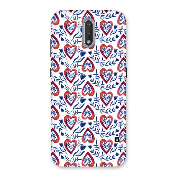 Wrapping Hearts Pattern Back Case for Nokia 2.3