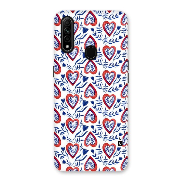 Wrapping Hearts Pattern Back Case for Oppo A31