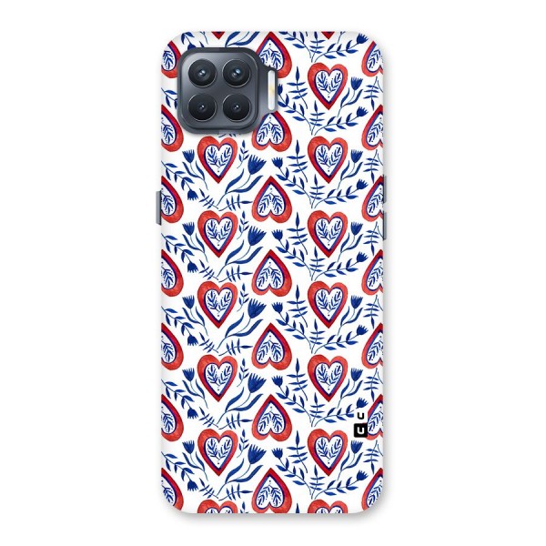 Wrapping Hearts Pattern Back Case for Oppo F17 Pro