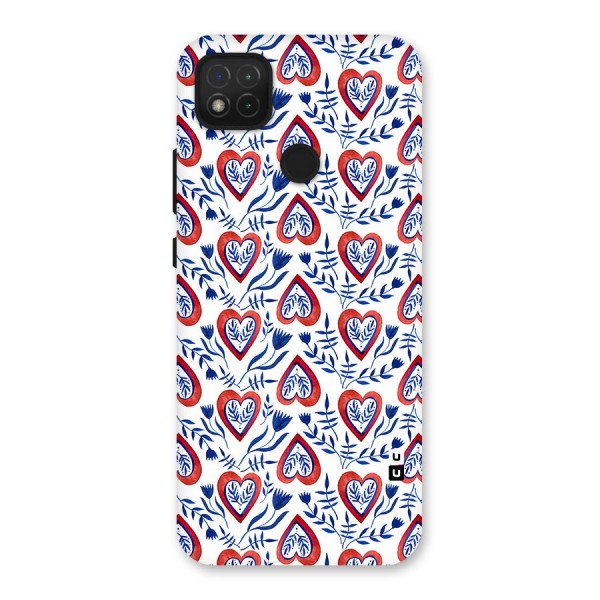 Wrapping Hearts Pattern Back Case for Redmi 9C