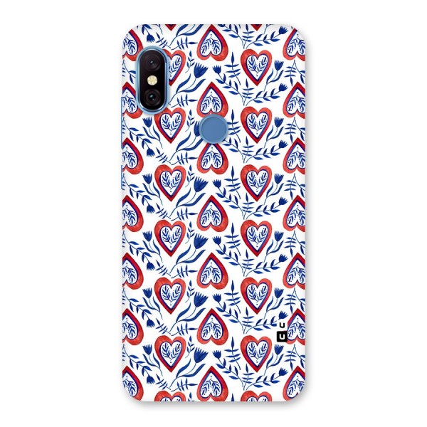 Wrapping Hearts Pattern Back Case for Redmi Note 6 Pro