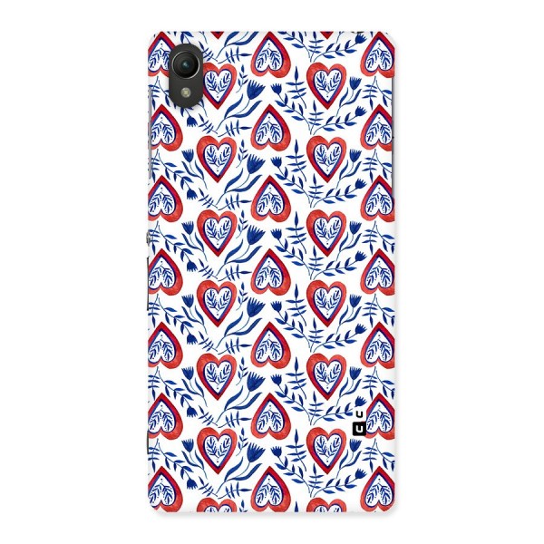 Wrapping Hearts Pattern Back Case for Sony Xperia Z2