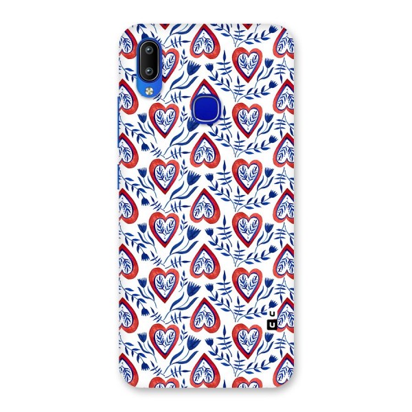 Wrapping Hearts Pattern Back Case for Vivo Y91