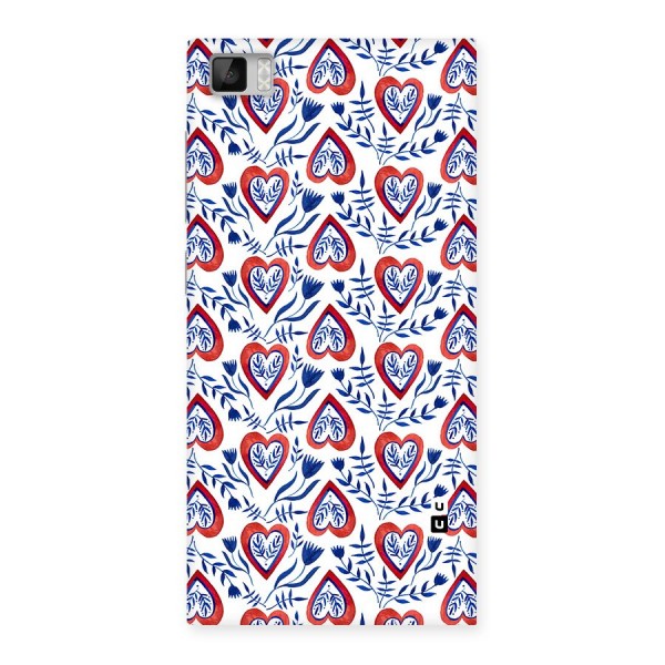 Wrapping Hearts Pattern Back Case for Xiaomi Mi3