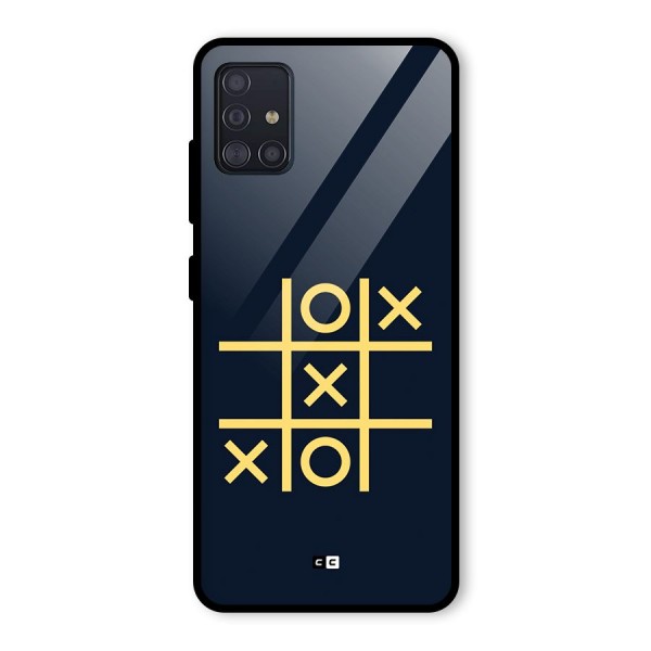 XOXO Winner Glass Back Case for Galaxy A51