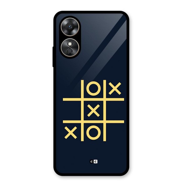 XOXO Winner Glass Back Case for Oppo A17