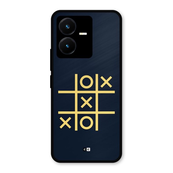 XOXO Winner Metal Back Case for Vivo Y22s