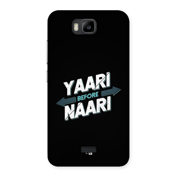 Yaari Naari Back Case for Honor Bee