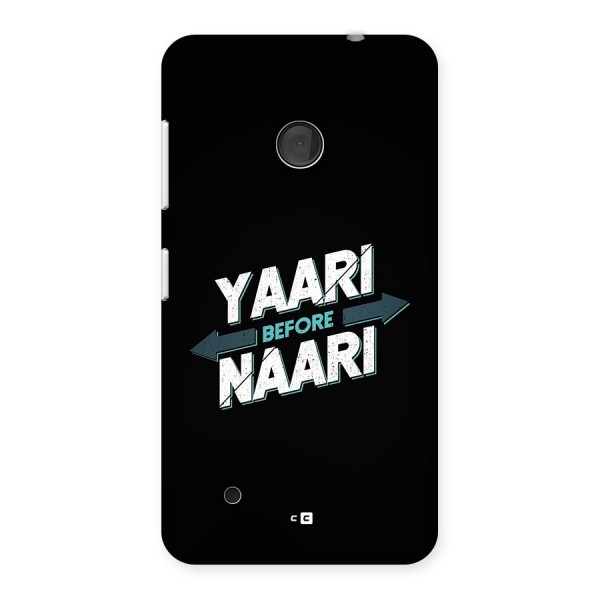 Yaari Naari Back Case for Lumia 530